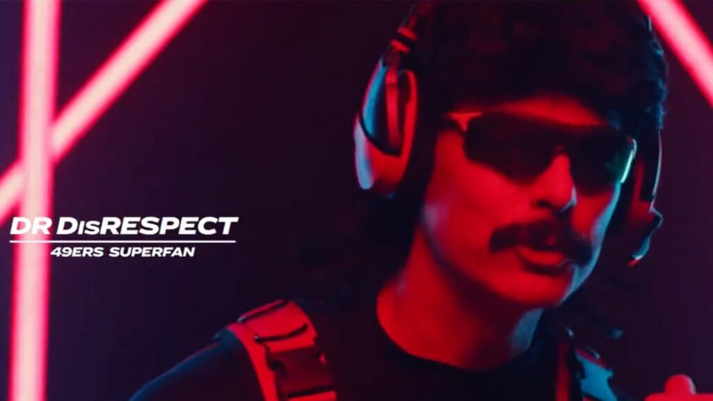 Dr Disrespect hops on the mic in NFL Sunday Night cameo