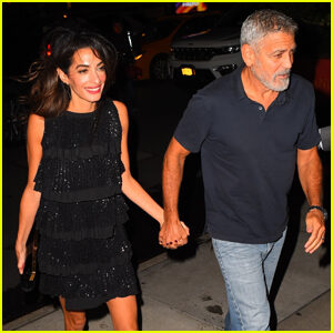 George & Amal Clooney Hold Hands on Date Night in NYC