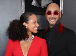 LOS ANGELES, CA - FEBRUARY 10: Alicia Keys and Swizz Beatz attend the 61st Annual GRAMMY Awards at Staples Center on February 10, 2019 in Los Angeles, California. (Photo by Dan MacMedan/Getty Images)