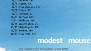 Modest Mouse tickets The Lonesome Crowded West tour poster artwork 25th anniversary 2022 dates shows