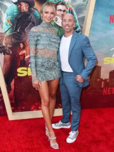 Marie-lou Nurk and Jason Oppenheim at World Premiere Of Netflix's 'Day Shift'