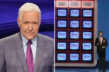 Jeopardy! fans go wild over pic of Alex's 1st game with unrecognizable set