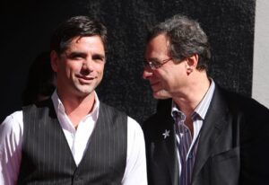 Bob Saget accompanies John Stamos to his Hollywood Walk Of Fame honor with the 2393rd star