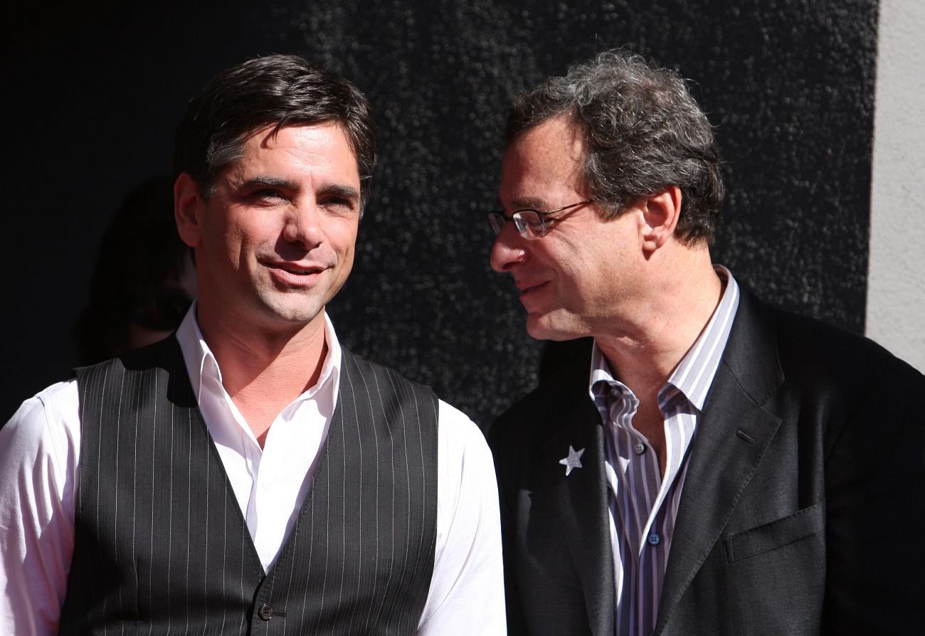 Bob Saget accompanies John Stamos to his Hollywood Walk Of Fame honor with the 2393rd star