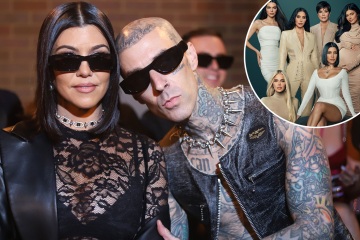 Kourtney snubbed by family as she celebrates new fashion line with Travis & friends
