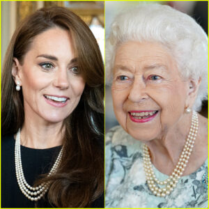 Kate Middleton and Queen Elizabeth wear same necklace