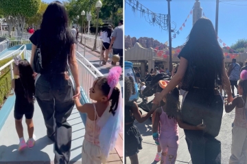 Kylie shuts down bad mom claims on Disneyland trip with Stormi, 4