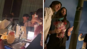 Leonardo DiCaprio Hanging Out With Jared Leto at Party During New York Fashion Week