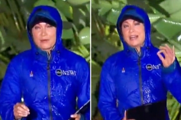 GMA fans concerned about Ginger after she nearly blows away on live TV in hurricane