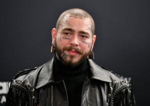 HOLLYWOOD, CALIFORNIA - OCTOBER 14: In this image released on October 14, Post Malone poses backstage at the 2020 Billboard Music Awards, broadcast on October 14, 2020 at the Dolby Theatre in Los Angeles, CA.  (Photo by Amy Sussman/BBMA2020/Getty Images for dcp )