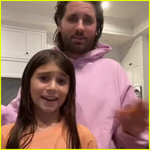 Scott Disick Joins 10-Year-Old Daughter Penelope for Cute TikTok About Parenting & Homework