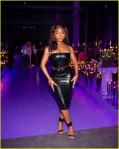Normani at the Versace Milan show