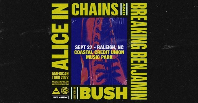 Watch: ALICE IN CHAINS Joined By BUSH's GAVIN ROSSDALE For 'Man In The Box' Performance In Raleigh