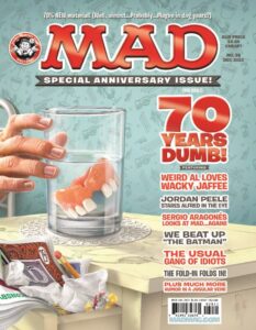 The cover of Mad magazine’s 70th anniversary issue