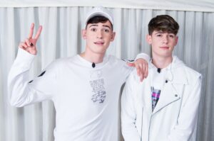 Max and Harvey have made a name for themselves through their singing and TikTok videos