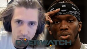 xQc brutally roasts KSI for playing Overwatch on console before his fight
