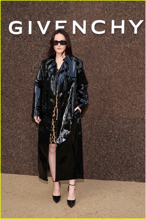 Michelle Dockery at the Givenchy Paris show