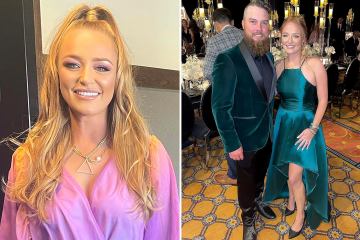 Teen Mom Maci shows off her figure in dress with Taylor at Cheyenne's wedding