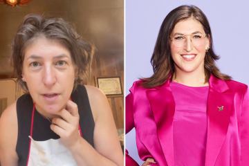 Jeopardy!'s Mayim shows off real skin & 'gigantic pimple' in unedited video