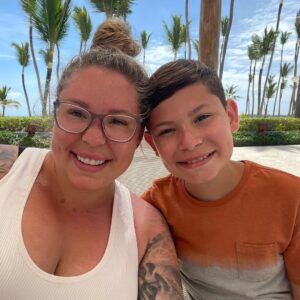 Teen Mom star Kailyn Lowry with her 12-year-old son Isaac