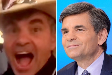 George Stephanopoulos looks worlds away from suited GMA appearance in rare video