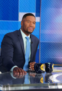 Michael Strahan made a slight dig towards his co-host