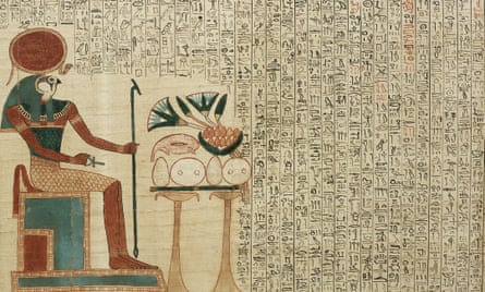 No mention of murder … part of The Book of the Dead papyrus that accompanied Queen Nedjmet into the afterlife.