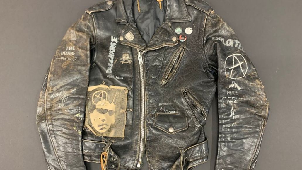 Iron Cross - Sab Grey's leather jacket (Punk Rock Museum)
