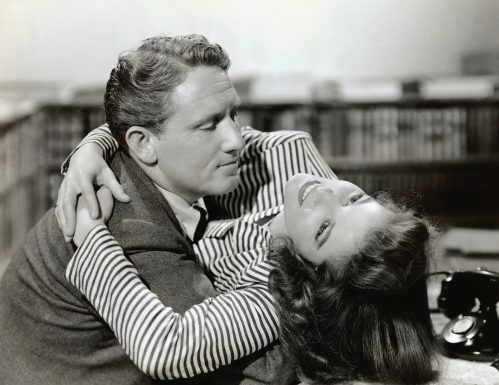 Spencer Tracy and Katharine Hepburn in 