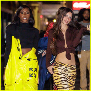 Emily Ratajkowski Heads to 'Saturday Night Live' After-Party with Ziwe Fumudoh