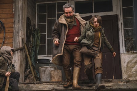 Raffiella Chapman and Eddie Marsan in Vesper, in which they must battle weaponised plant life in a post-apocalyptic world.