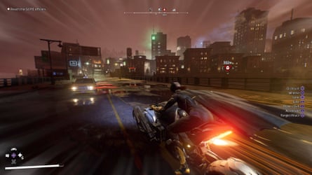 Gotta get away … a screenshot from Gotham Knights.