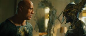 How many credit scenes are in 'Black Adam' and what they mean