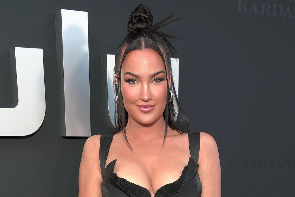 Natalie Halcro attends the premiere of Hulu's "The Kardashians" at Goya Studios on April 7, 2022, in Los Angeles, California