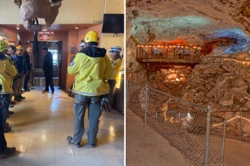 Inside tourists' 28 hours of hell trapped underground as strange twist emerges