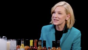 Cate Blanchett Shares Trick to Cry on Command on ‘Hot Ones’