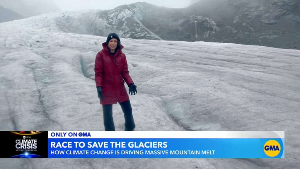 Ginger Zee reported from a dangerous location this week for a project for the show