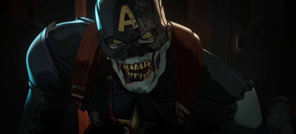 Zombie Captain America in Marvel Studios’ animated series What...If?