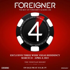 FOREIGNER Announces Spring 2023 Las Vegas Residency