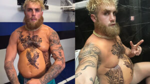 Jake Paul dons fat suit to challenge Tyson Fury to a heavyweight boxing match
