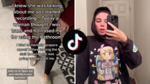 “Karen” harasses TikToker in the bathroom after assuming she’s trans