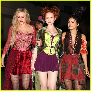 Lili Reinhart, Madelaine Petsch & Camila Mendes Dress Up As Sanderson Sisters for Halloween!
