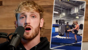 Logan Paul challenges MMA fighters in new training footage