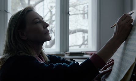 This image released by Focus Features shows Cate Blanchett in a scene from “Tár.” (Focus Features via AP)