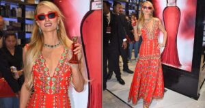 Paris Hilton goes desi for her perfume launch event in Mumbai