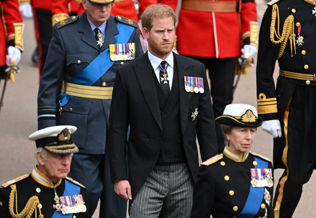Prince Harry at Windsor Castle on September 19, 2022 in Windsor, England.