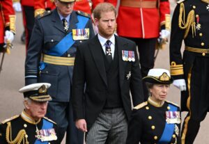 Prince Harry at Windsor Castle on September 19, 2022 in Windsor, England.