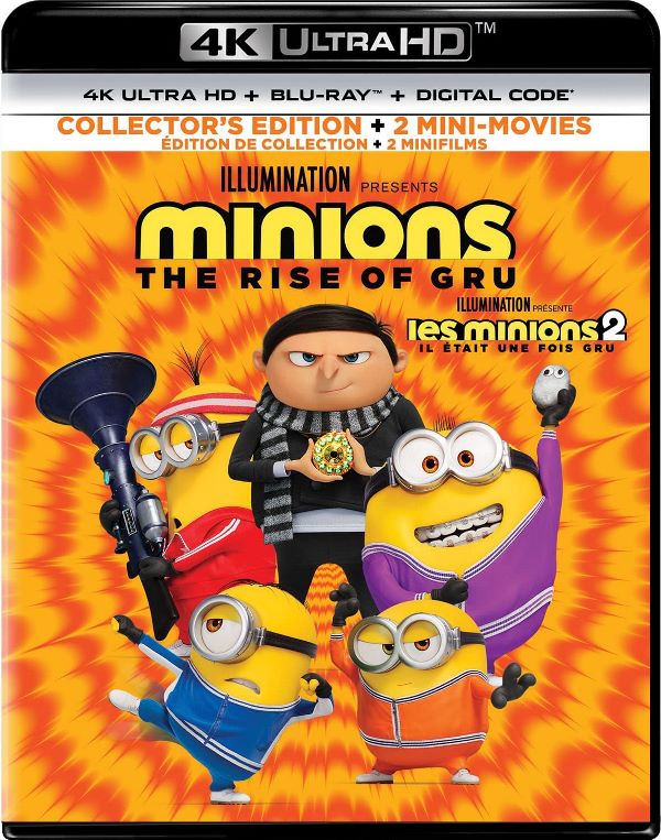 Minions The Rise of Gru on 4K