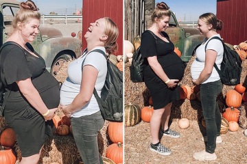 Sister Wives stars Christine & Janelle Brown's daughters show off baby bumps