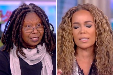 The View's Whoopi Goldberg interrupts then corrects Sunny Hostin on live TV